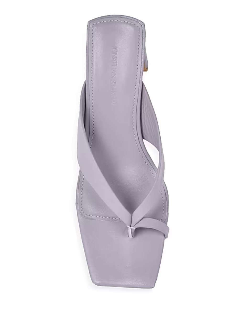 Jonathan Simkhai Lilac Square-Toe Thong Heeled Sandals